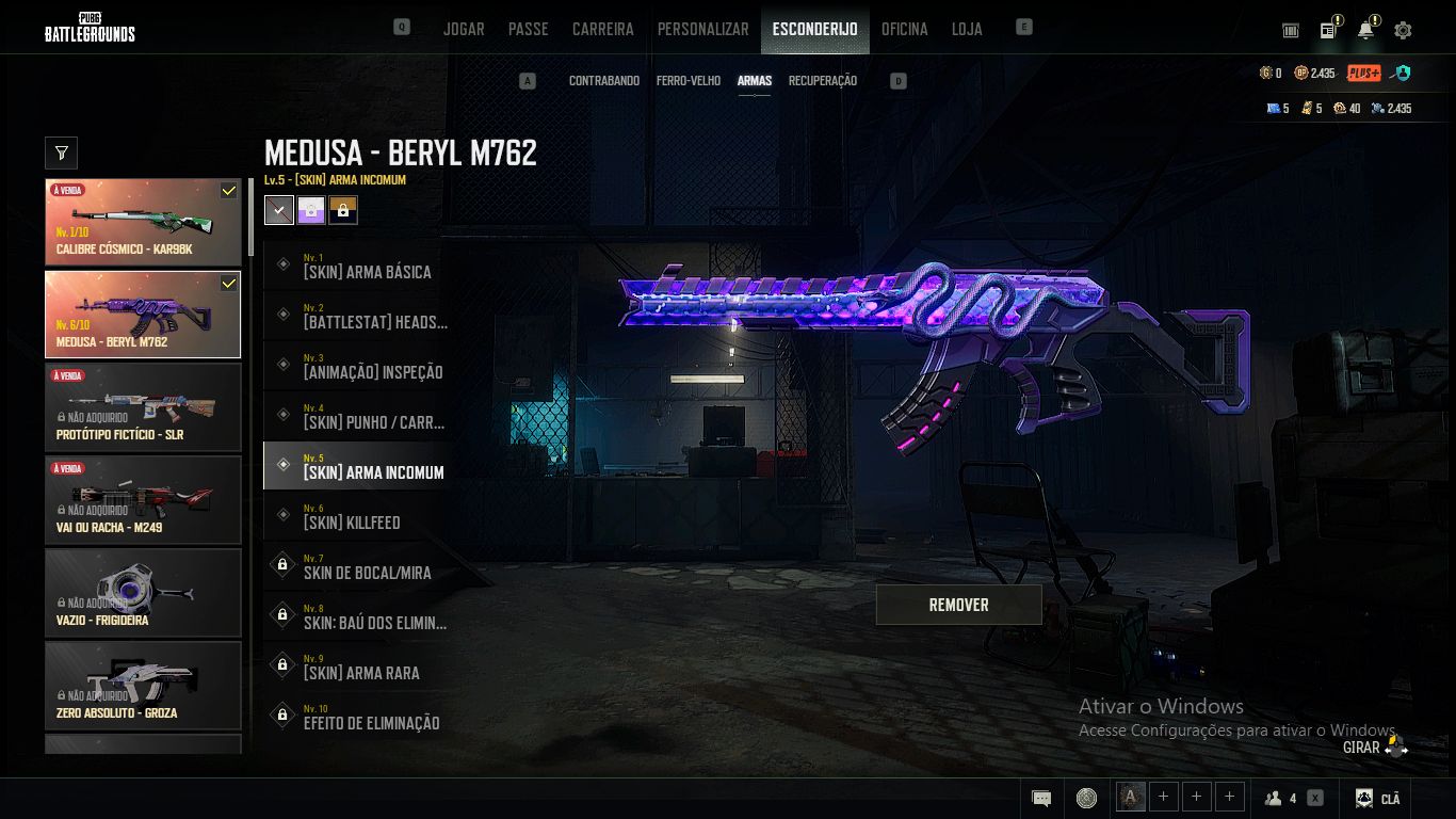CONTA DE PUBG EPIC GAMES TODOS COMPETIDOR, SO NÃO A EVE,BERRYL MEDUSA KILL FEED