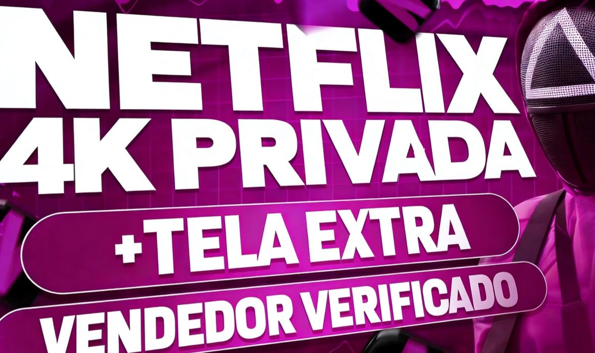 NETFLIX 4K APENAS 1 TELA (INDIVIDUAL)