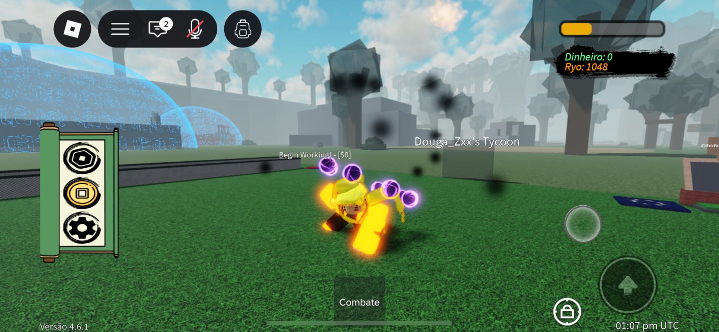 Conta Roblox com frutas permanentes em blox fruits e mais jogos