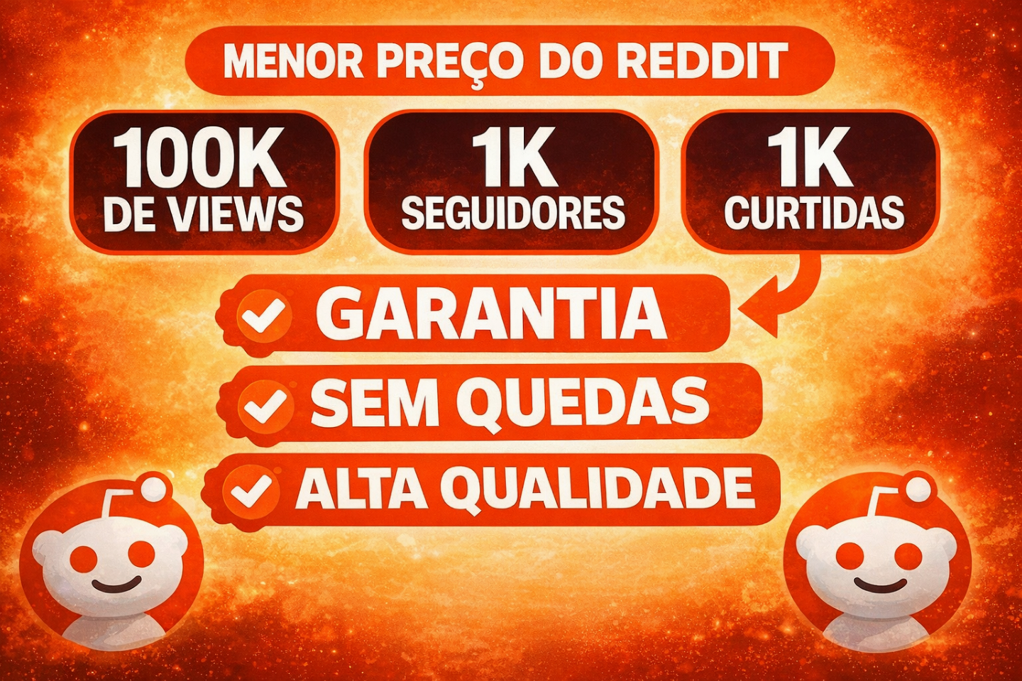 [ MENOR PREÇO ] INSCRITOS, CURTIDAS, VIZUALIZAÇÕES PARA REDDIT
