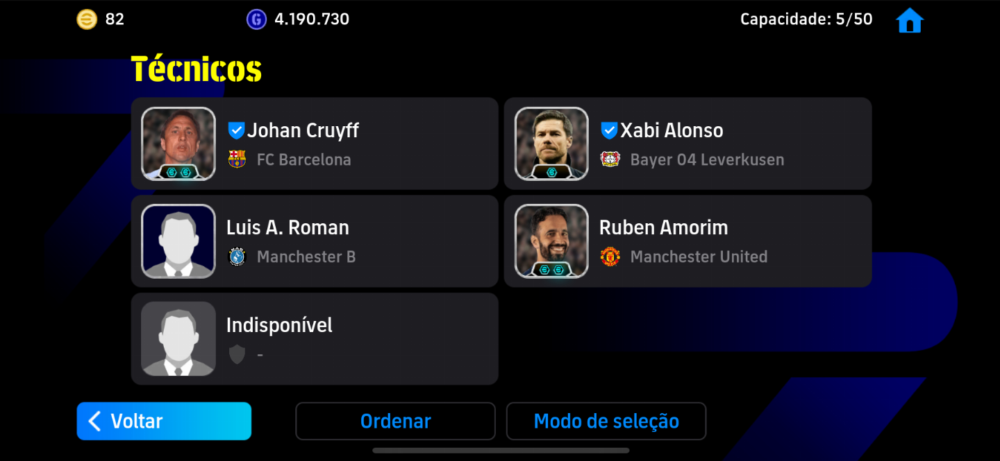 Conta Efootball Jogadores raros