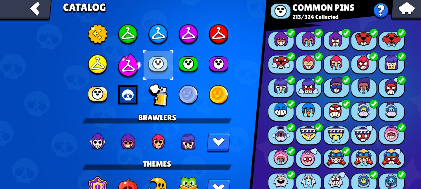CONTA DE BRAWL STARS COM 107 PERSONAGENS