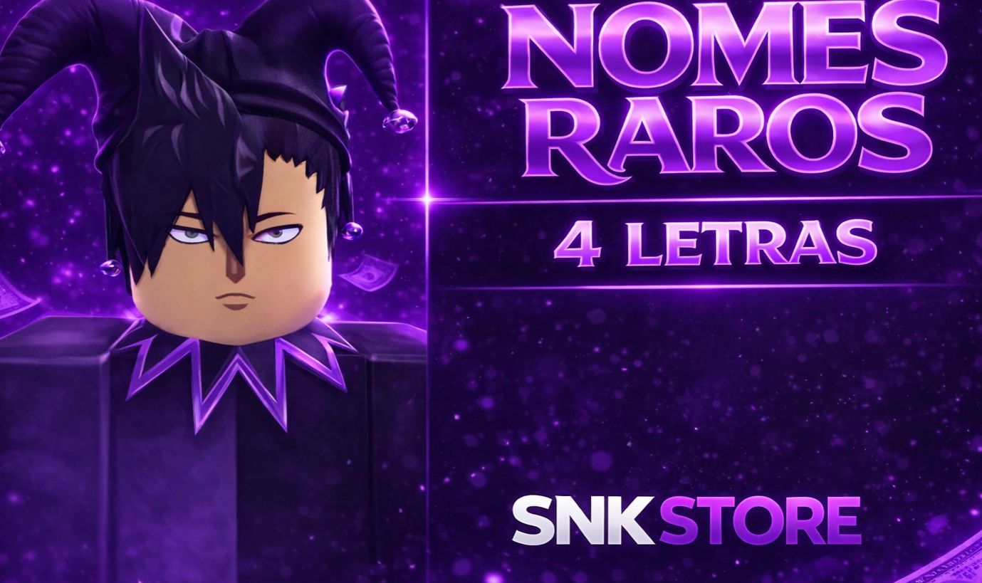 CONTA BRASILEIRA ROBLOX NOME ULTRA RARO (4 LETRAS)