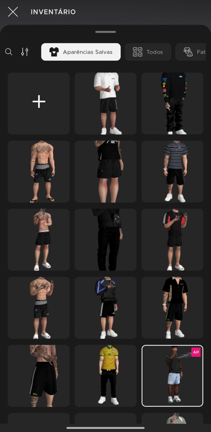 Conta masculina 2018
