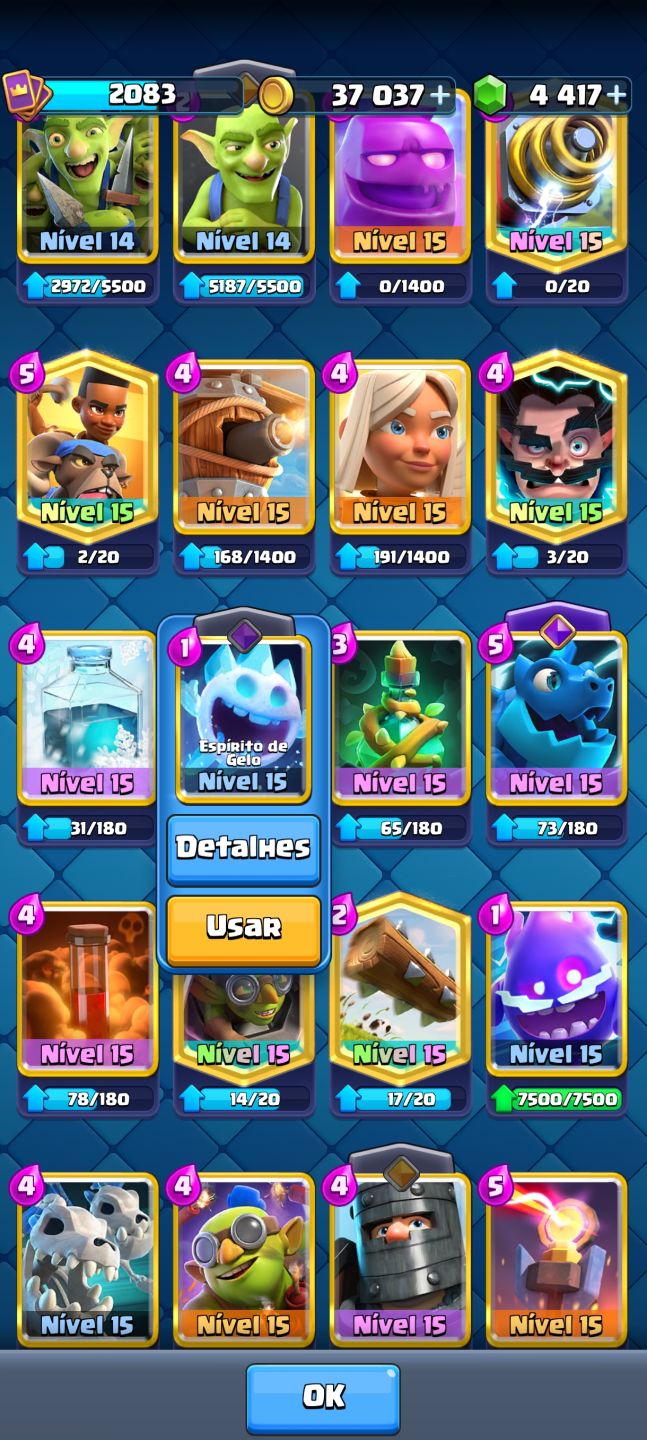 Conta Clash Royale