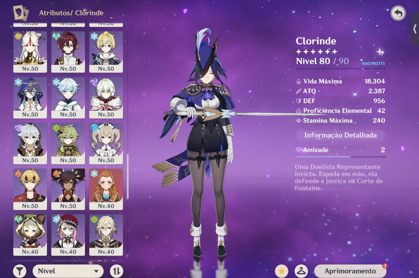 Conta Genshin ar59 com varios perssonagenss t5