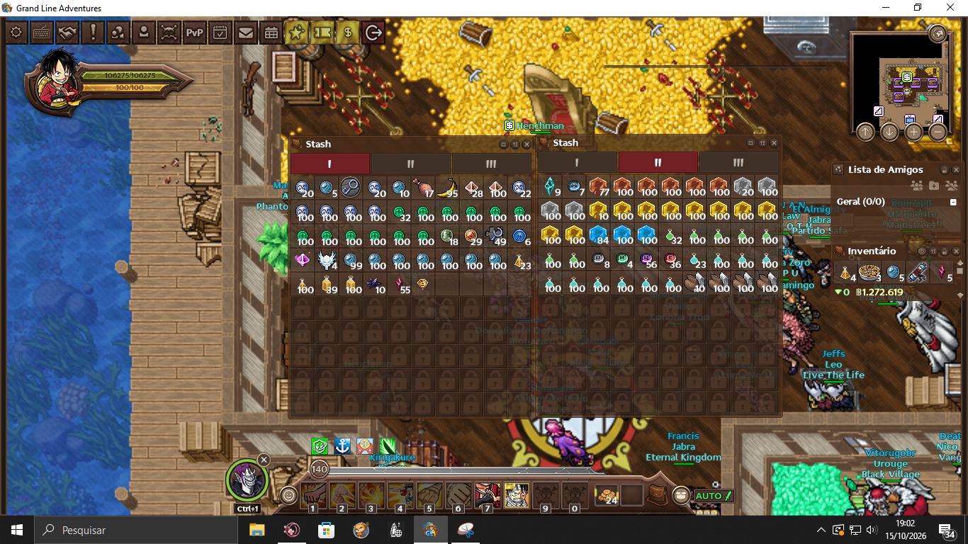 GRAND LINE ADVENTURES | 10.9K | 613 | 97 PERS | FULL +16 | 209 CHAVES | FOUNDER!