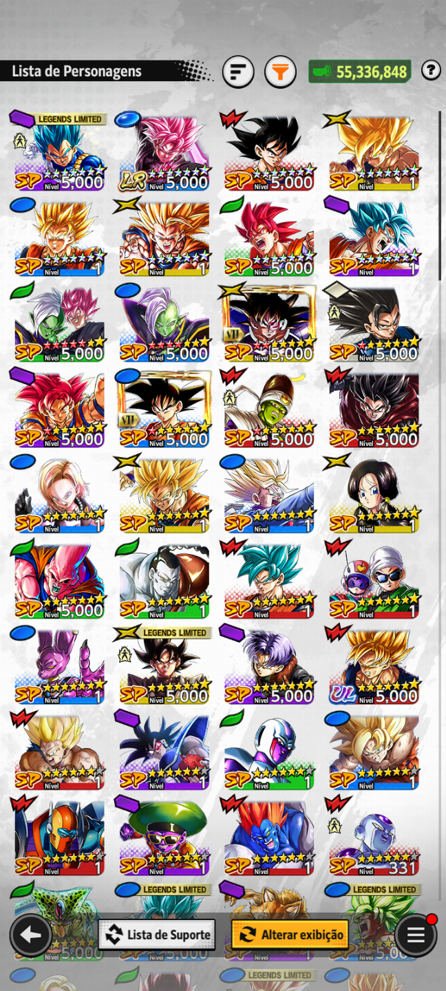 Continha com Black 14 estrelas, vegeta god,Trunks, dbx2