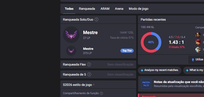 Conta Mestre Hand Leveled | BR