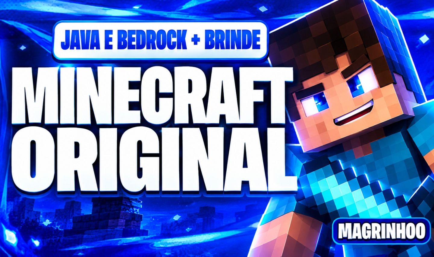 Minecraft Java + Bedrock Original | Promoção+brindes