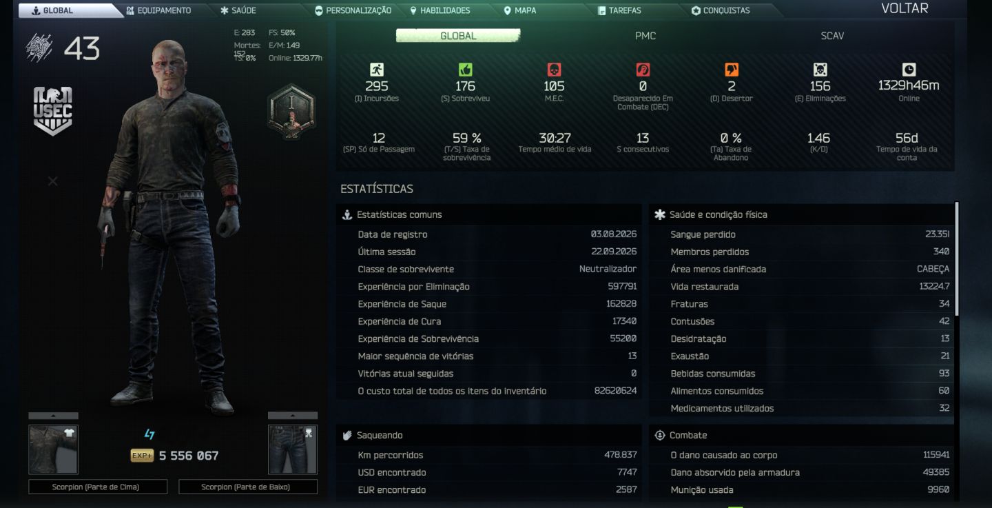 CONTA TARKOV UNHEARD