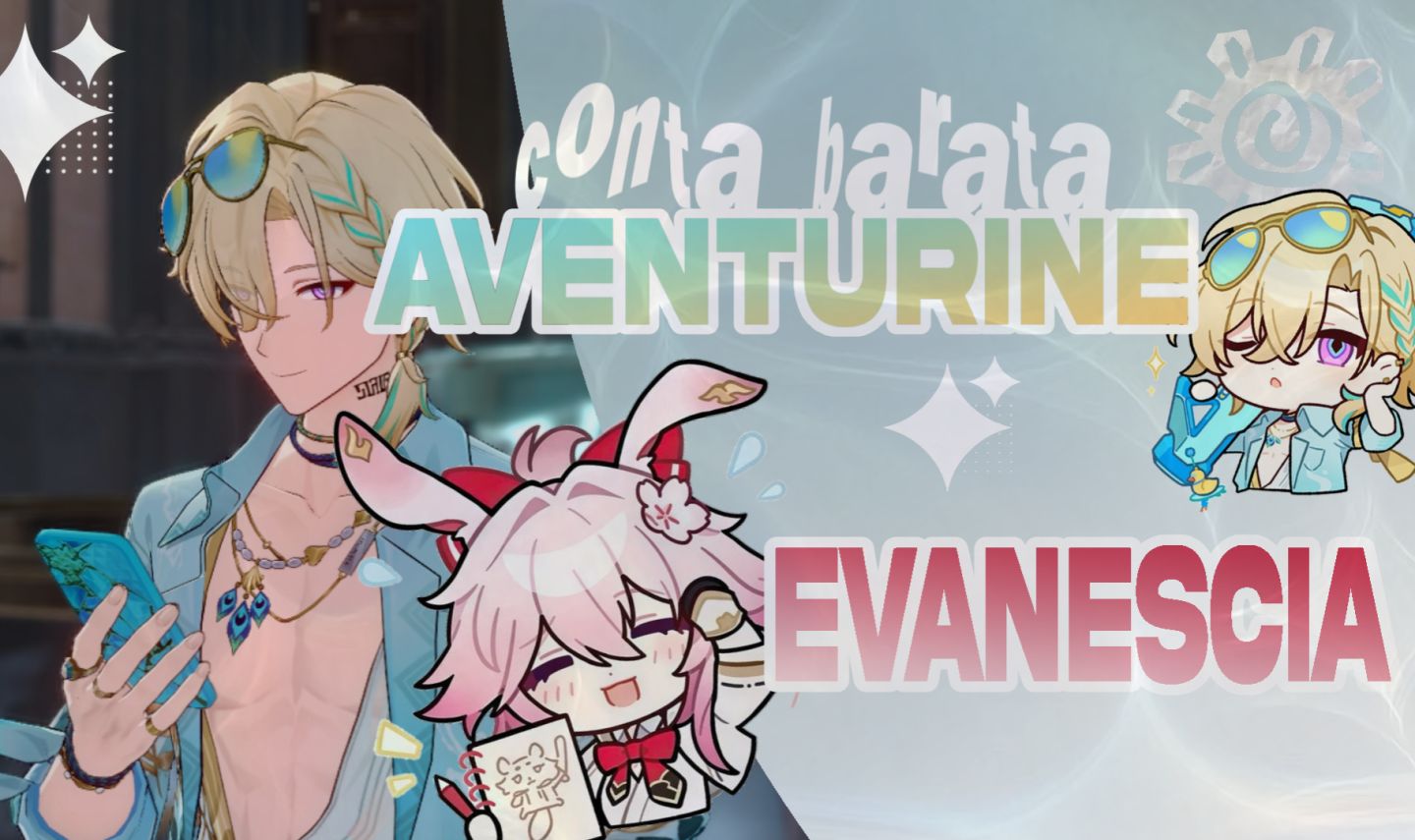 CONTA SIMPLES EVANESCIA E AVENTURINE