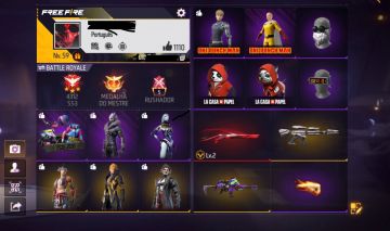 Conta de Free Fire, Antiga e rara, com varias Skin !!!