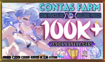 [ HONKAI STAR RAIL ] Contas reroll com Jade Estelar + tiros +++