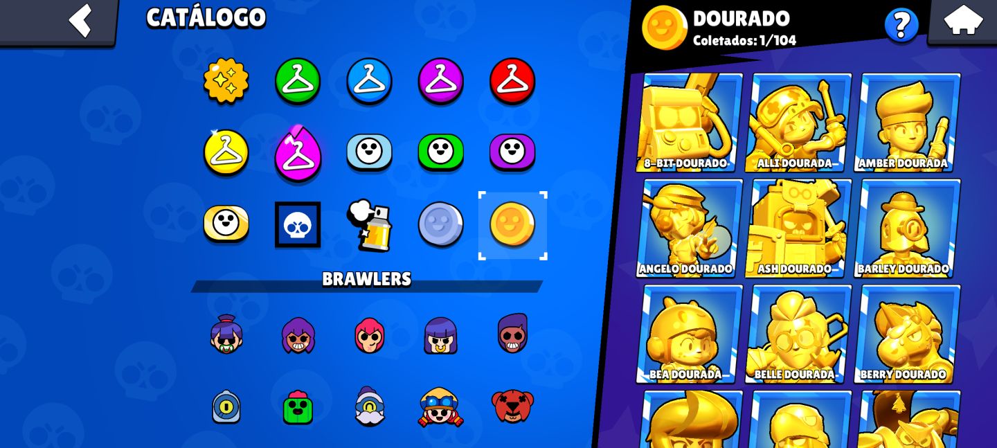 Brawl Stars 61K Troféus Conta Completa | 70 Brawlers | Muitos It