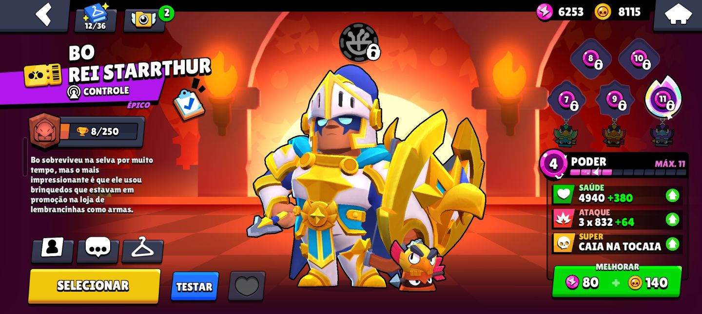 Conta completa de Brawl Stars