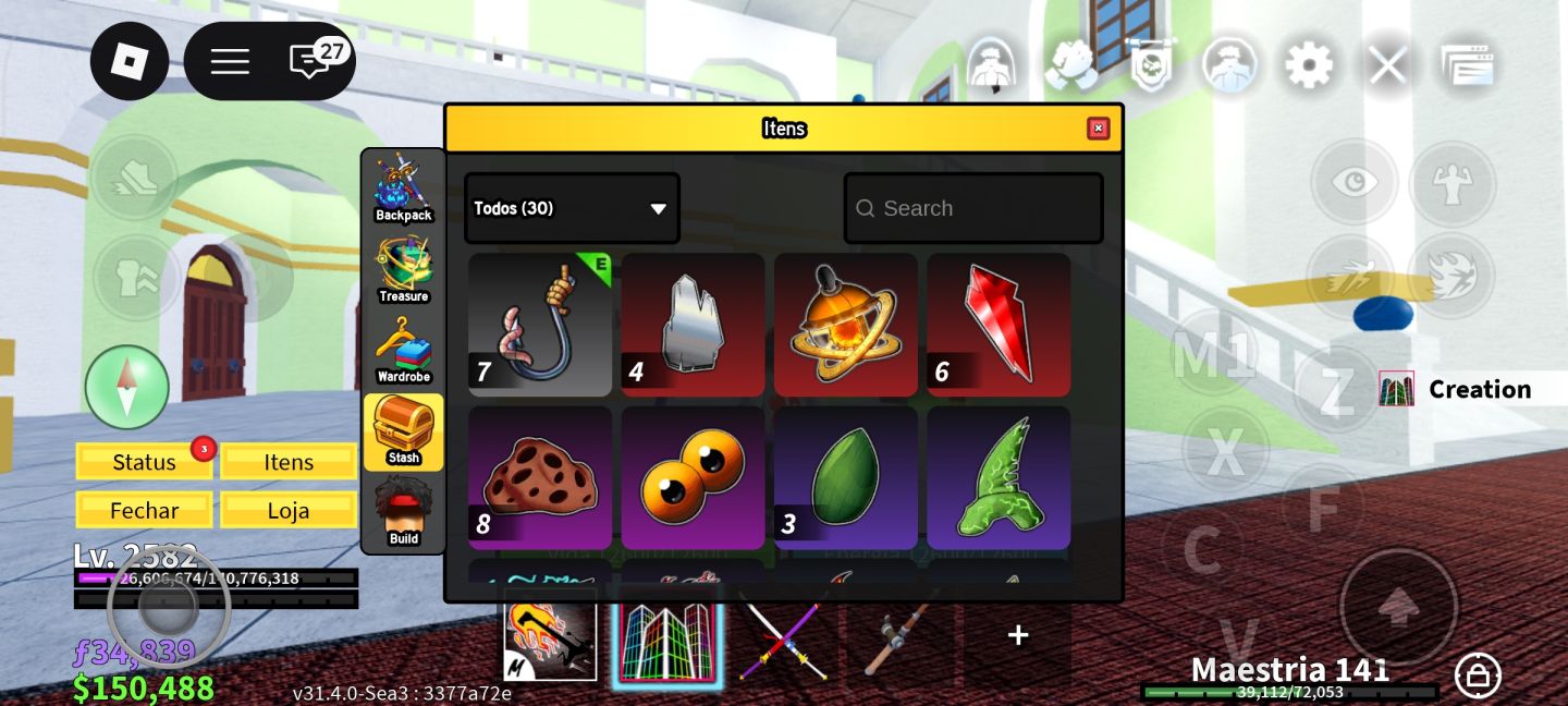 Conta Blox Fruits (Lv. 2582) | Godhuman & Dragon Talon MAX (600) | Cursed Dual