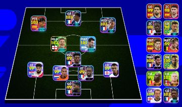 CONTA EFOOTBALL COM MBAPPE PACK DA FRANÇA INICIANTE