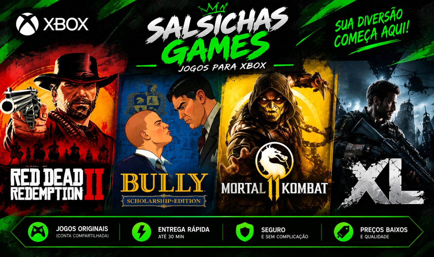 Jogos Xbox One e Series S/X Mídia Digital Parental | Entrega Rápida