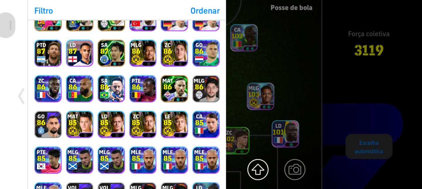 Ótima conta para iniciar bem no eFootball!