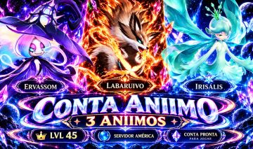 Aniimo Conta Top Lvl 45 | 3 Prismanas Perfeitos + Seletor Prismana