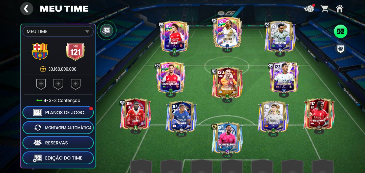 [MENOR PREÇO!] CONTAS DE FIFA MOBILE/EA FC MOBILE - GER 112 A 130!
