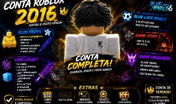 CONTA ROBLOX 2019 RARÍSSIMA | BUDDHA PERM, YORU V3, GODHUMAN E MAIS