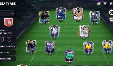 FC Mobile OVR 121 | 500M Coins | Muitas Gemas | Time Forte |