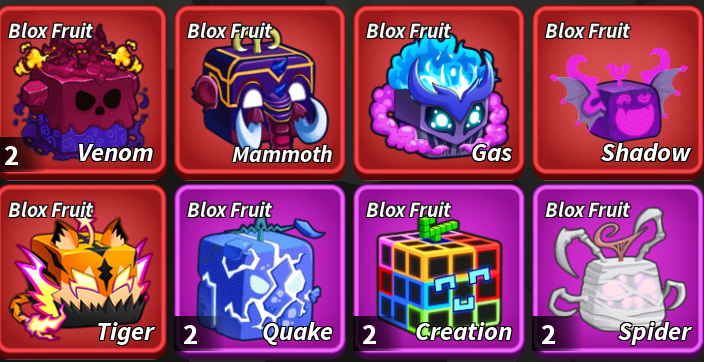 Blox Fruits | Raids + Frutas Físicas | Entrega Rápida