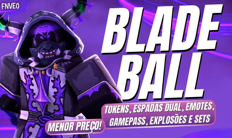 [PROMOÇÃO] BLADE BALL | TOKENS | DUAL | SETS | LIMITEDS | EMOTES | Roblox |Robux