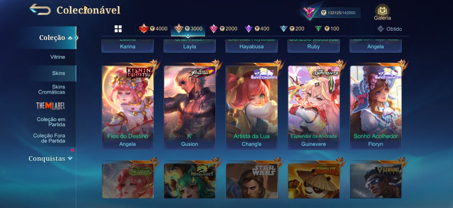CONTA MOBILE LEGENDS