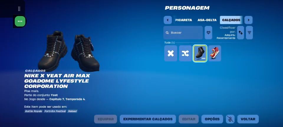 CONTA FORTINITE COM SKIN YEAT| SKINS PASSE | ELEMENTAL KLIMBO