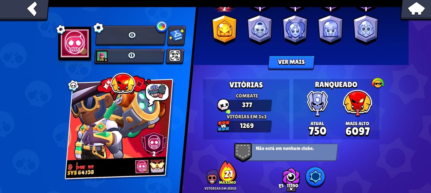 CONTA BRAWL STARS NITA COM PRESAS + BROCK MANDA CHUVA MAX (MEGA PROMOÇÃO ULTRA)