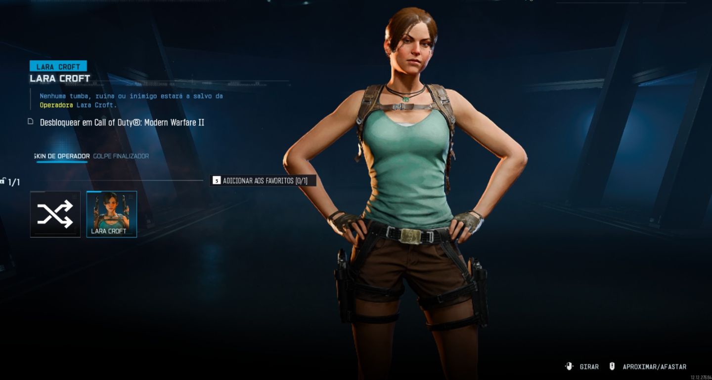 CONTA DE WARZONE / NICK MINAJ / PAUL ATRIEDES / LARA CROFT / IRIDESCENTES