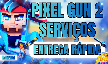 Pixel Gun 2 | GEMS, GOLD, NÍVEL MÁXIMO E ARMAS - [ENTREGA RÁPIDA]
