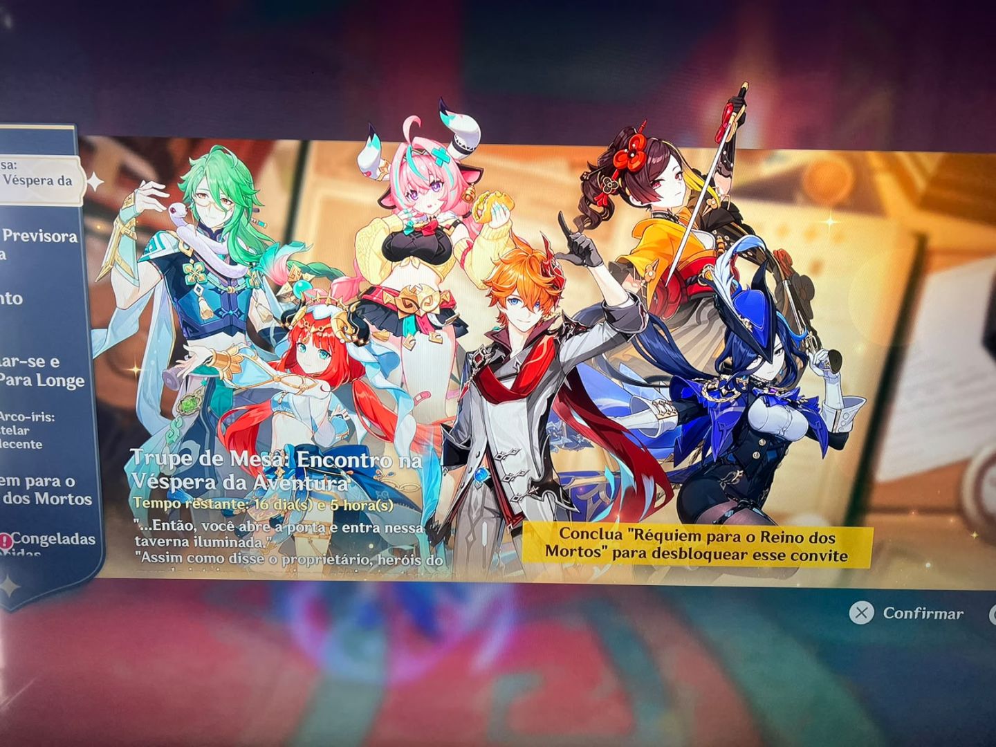 Conta genshin com gemas