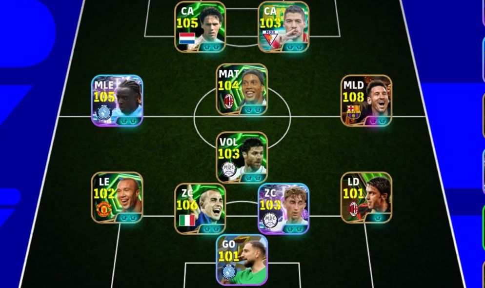 CONTA eFOOTBALL FORTE | 3196 DE FORÇA | MESSI 108 | HANSI FLICK + MOURINHO +