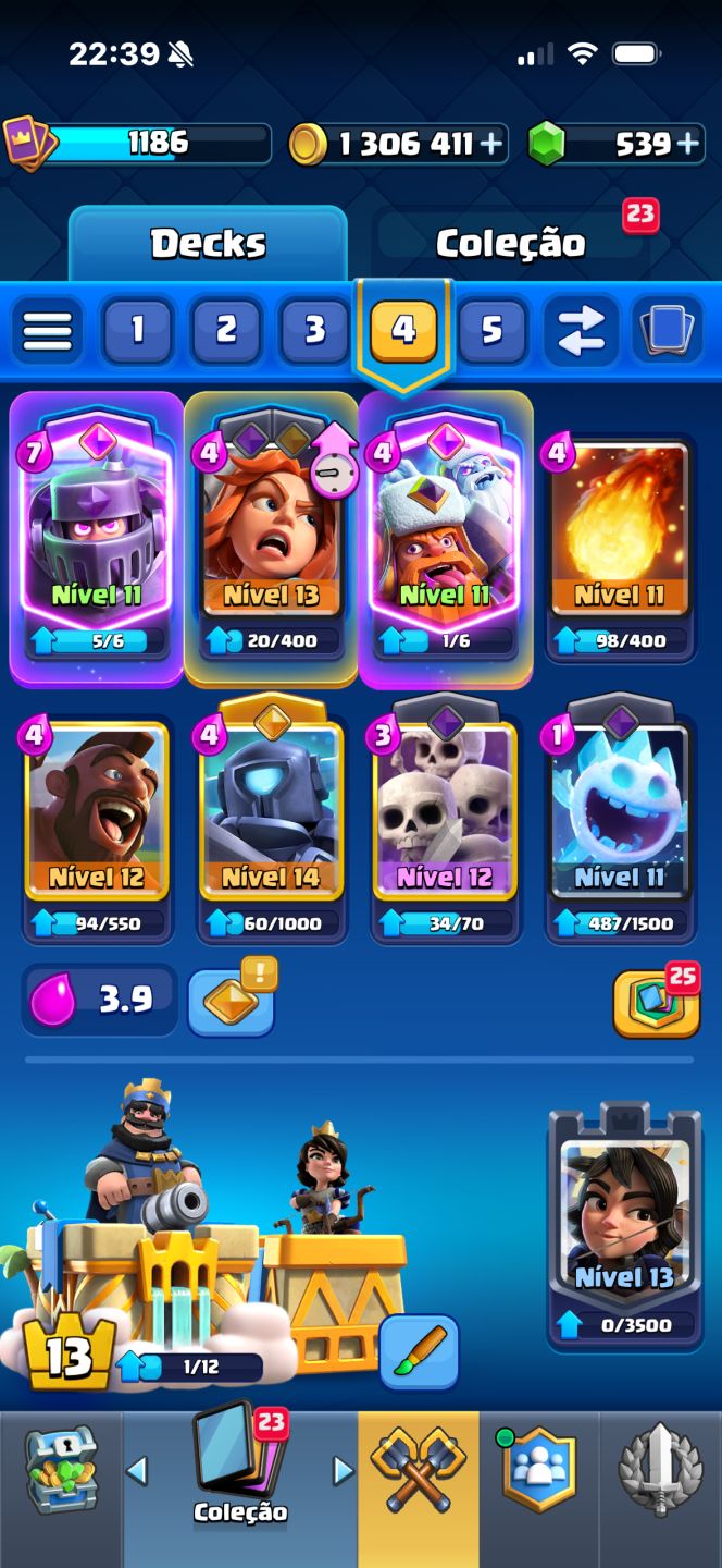 CONTA DE CLASH DE 8 ANOS COM 7600 TROFÉUS TODAS AS CARTAS MENOS 3