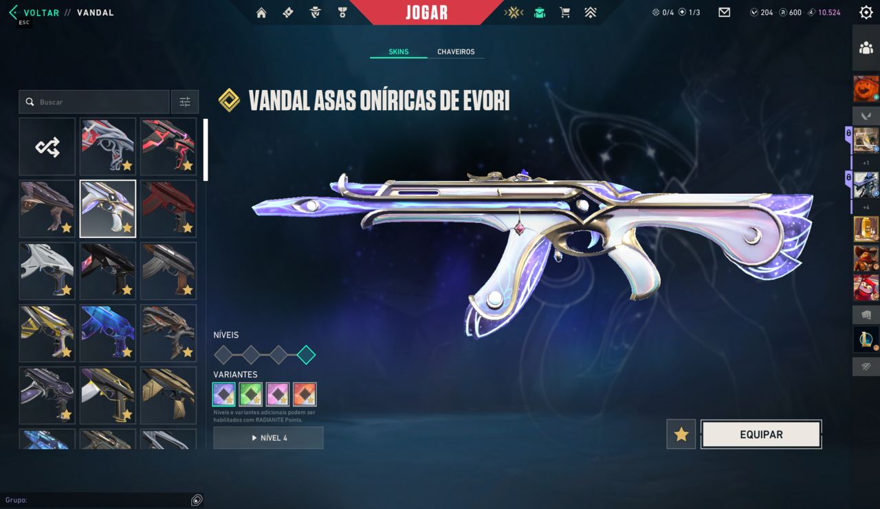 CONTA COM CHAVEIRO IMORTAL - ÚNICO DONO, FULL ACESSO E COM MUITA SKIN!