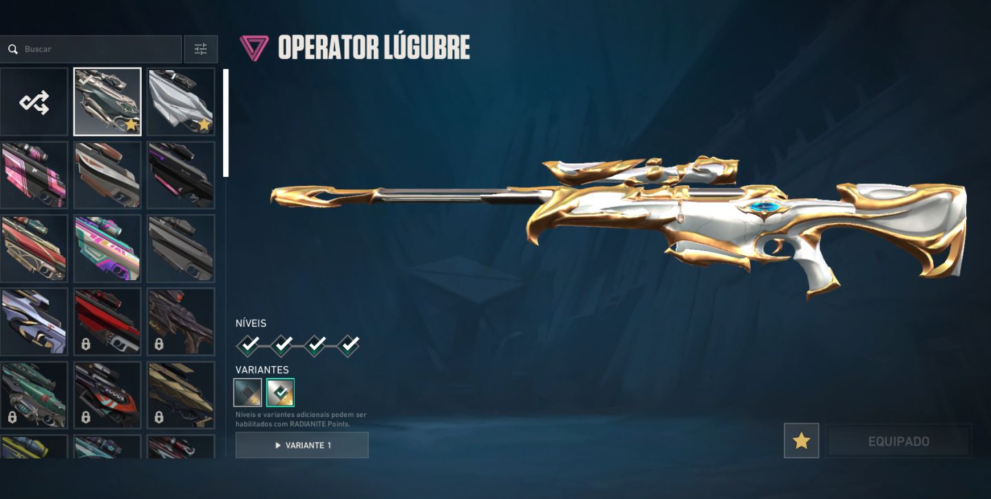 Conta com skins rarissimas que não voltam mais e pacote champions 2024 completo