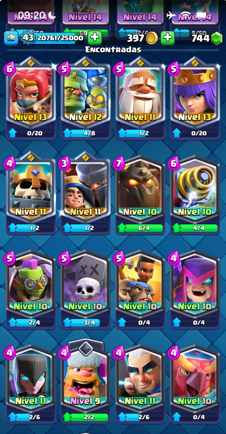 CONTA DE CLASH ROYALE PESSOAL 10K TROFÉUS + CONTA COC CV12 (ACESSO PERMANENTE)