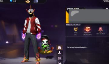 Conta free fire básica com itens, boa para quem está começando agora