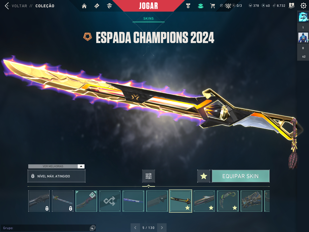 Conta Dima 1 com varias skins