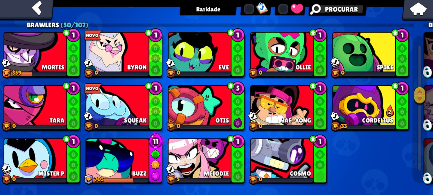 Conta de Brawl stars 11k de troféus