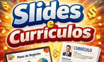 [MAIS BARATO DO SITE] Slides e curriculos