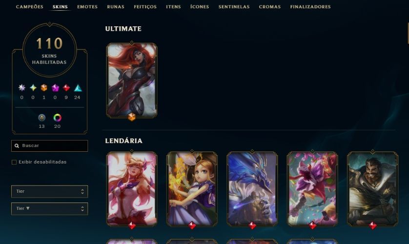 CONTA LEAGUE OF LEGENDS (VEM COM VALORANT JUNTO) TUDO FULL ACESSO.