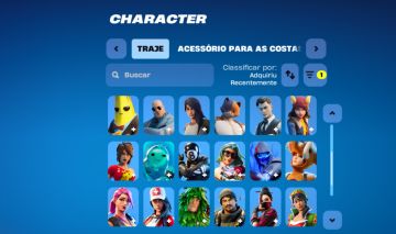 Conta capitulo 2 ,37 skins 350 vbucks , conta muito boa