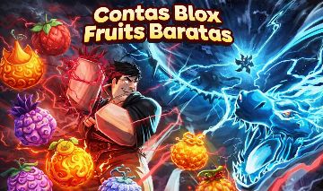 CONTAS BLOX FRUITS BARATAS/MÍTICAS NO INVENTÁRIO