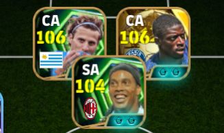 CONTA EFOOTBALL COM DEMBELE BALLON DOR++RONALDINHO GAUCHO + FORLAN++