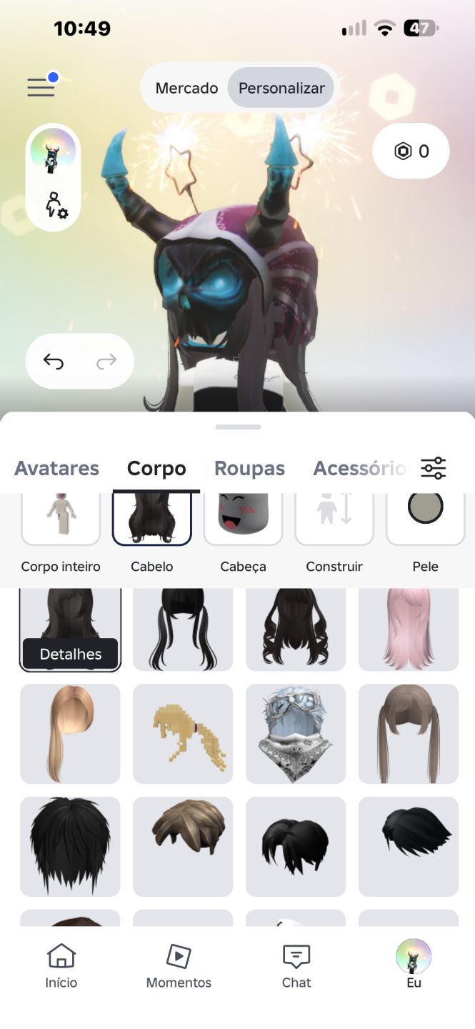 Conta korblox e muitos itens de avatar, passo ela numa de ff